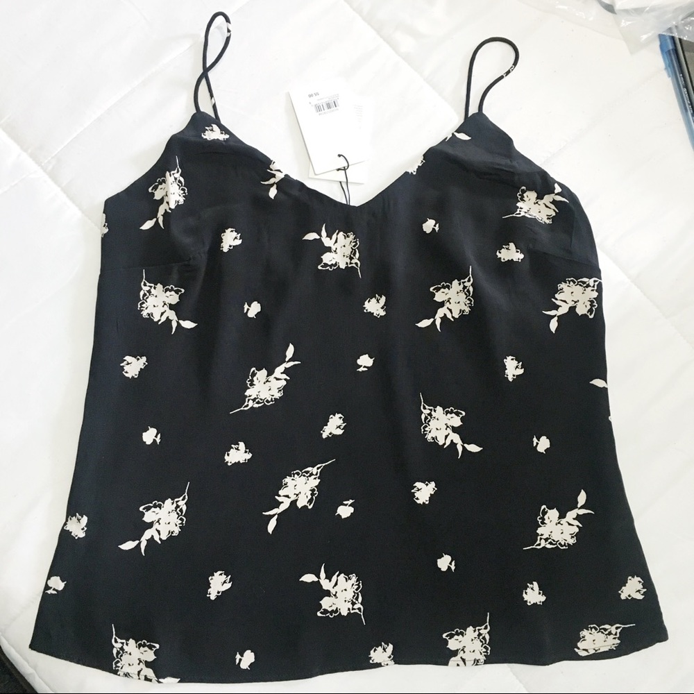 Something navy low back camisole size Small